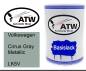 Preview: Volkswagen, Cirrus Gray Metallic, LK5V: 500ml Lackdose, von ATW Autoteile West.